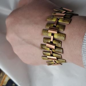 Matisse Copper Enamel Bracelet